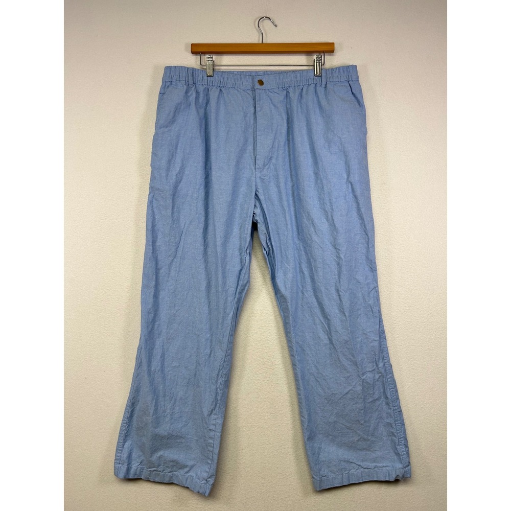 Coastal Grandpacore Casual Joe Haband Women 44/M Blue Elastic Waist Pants 075‎